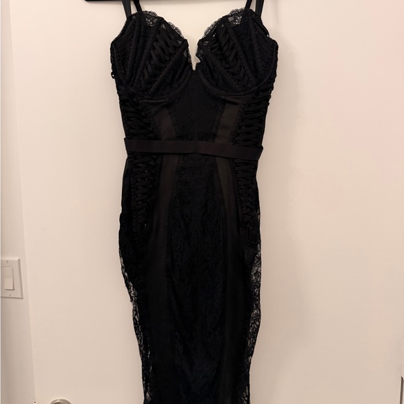 Agent Provocateur Elegant Black Midi Dress - Picture 3 of 4